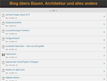 Tablet Screenshot of baublog.pichuraconsult.de